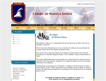 Tablet Screenshot of colegiodenuestrasenora.edu.ar